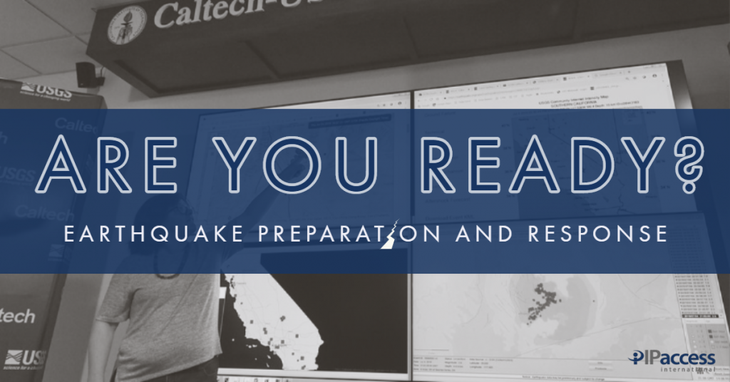 Earthquake prep and response